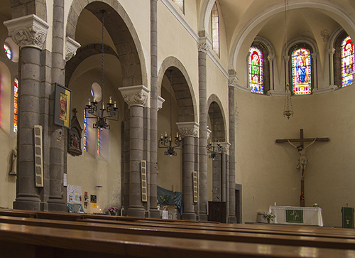 Eglise de Paulhaguet, la nef